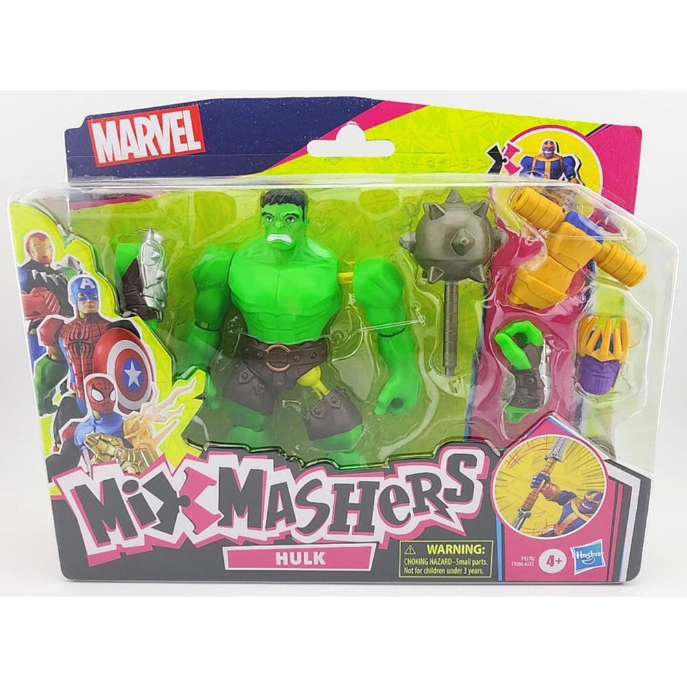 Marvel Mixmashers Hulk Includes Body & 11 Pieces New & Sealed Hasbro Marvel 4+
